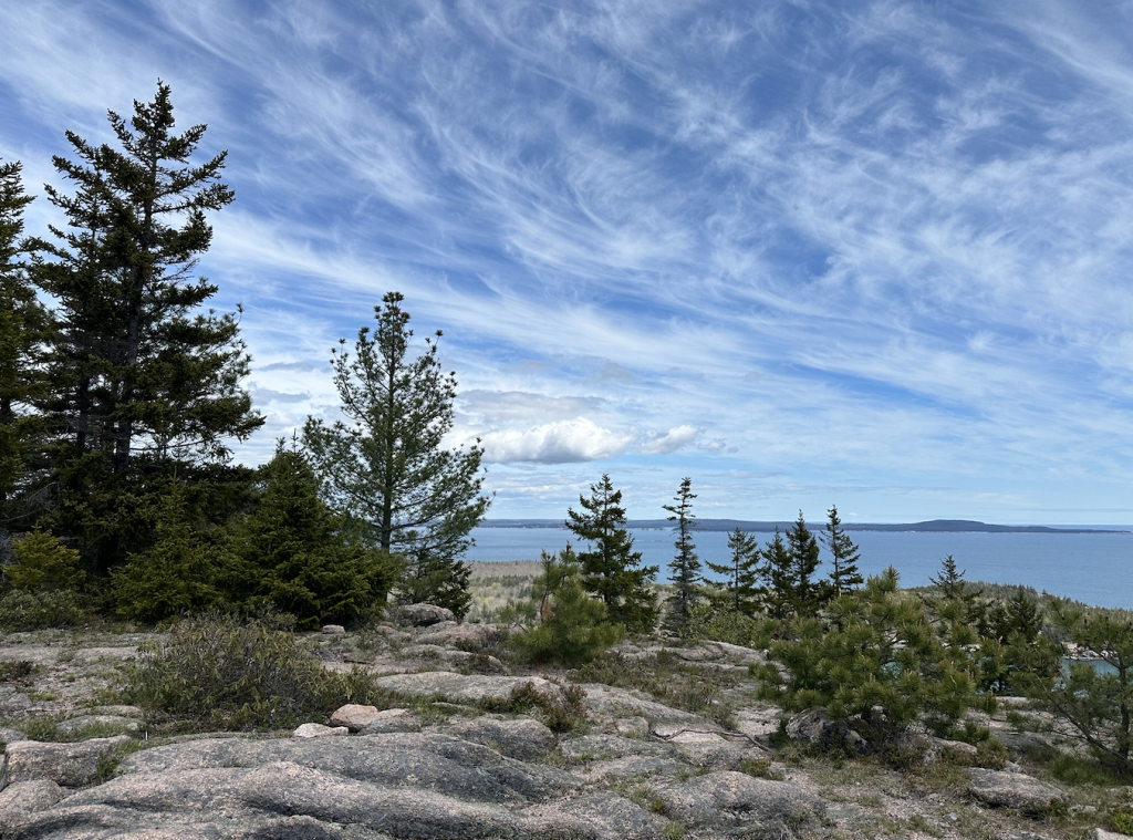 The summit of Gorham Mountain, Acadia National Park
